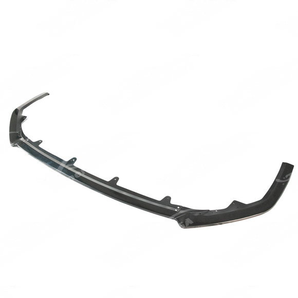 Uninstalled front splitter lip spoiler, top view