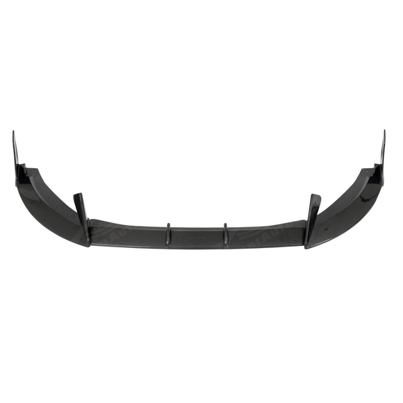 Direct front-facing view of the authentic carbon fiber front lip for 2022-2025 Toyota GR86