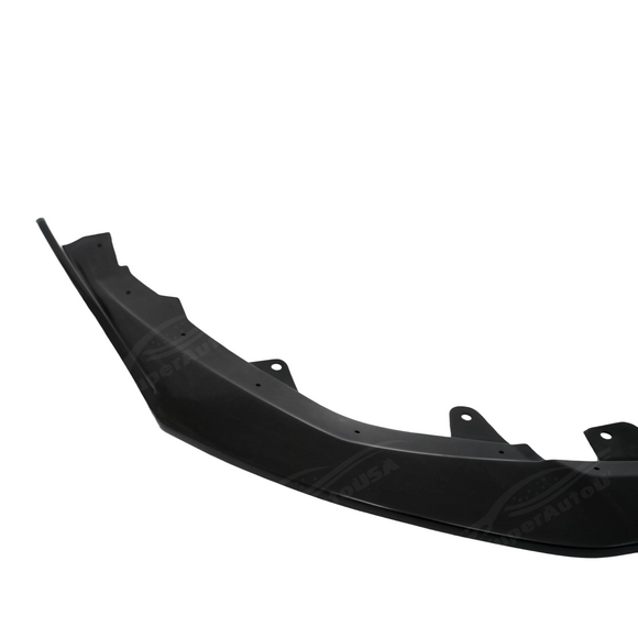 Detailed view of the precision-curved aerodynamic edges on the SuperAutoUSA Prius splitter