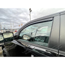Fit 2019-2025 Ram 1500 Crew Cab In-Channel Vent Window Visors Rain Sun Wind Guards Shade Deflectors-4
