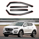 For Hyundai Tucson 2019-2021 In-Channel Vent Window Visors Rain Sun Wind Guards Shade Deflectors-1