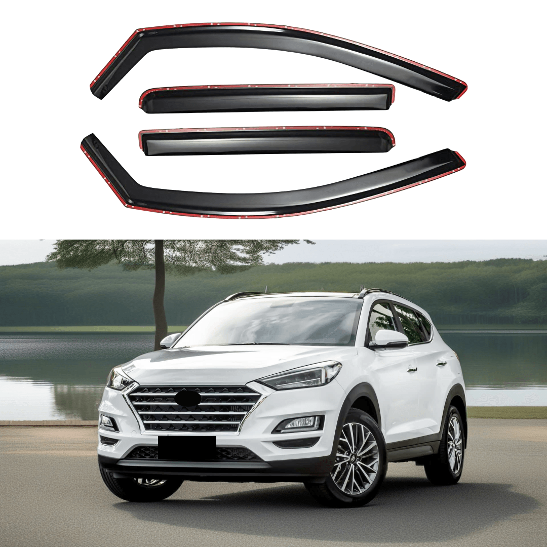 For Hyundai Tucson 2022-2025 In-Channel Window Visors Rain Guards ...