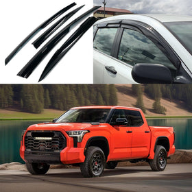 Se adapta a Toyota Tundra 2022-2024, visera de ventilación de ventana estilo Mugen 3D, deflectores de lluvia 