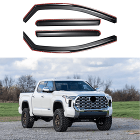 For Toyota Tundra 2020-2026 In-Channel Wind Sun Guard Window Visors Bug Deflector