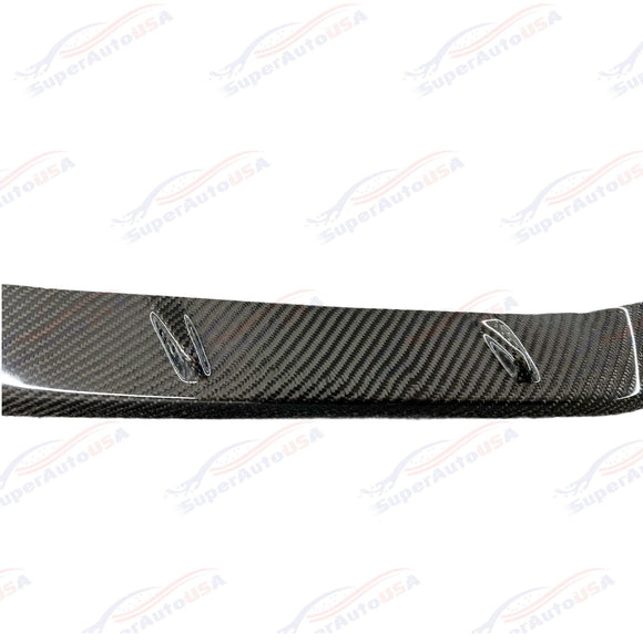 Fits 2017-2021 Honda Civic Type-R FK8 Carbon Fiber Front Bumper Lip Spoiler