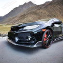 Fits 2017-2021 Honda Civic Type-R FK8 Carbon Fiber Front Bumper Lip Spoiler-9