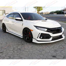 Fits 2017-2021 Honda Civic Type-R FK8 Carbon Fiber Front Bumper Lip Spoiler-11