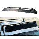 Universally mount fit rooftop 43" crossbar wind fairing air deflector kit