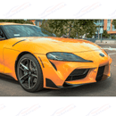 For 2020-Up Toyota Supra Carbon Fiber Front Side Hood Duct Cover-2