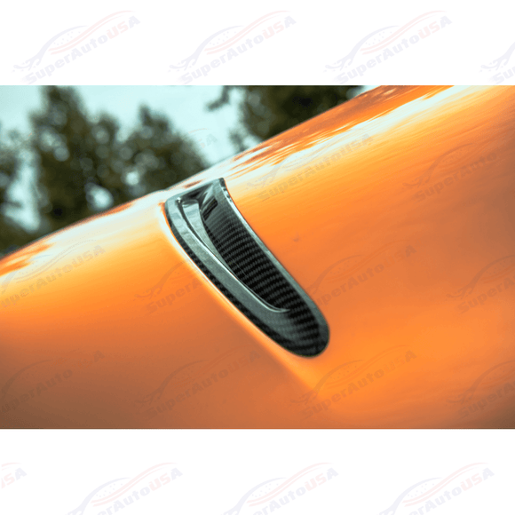For 2020-Up Toyota Supra Carbon Fiber Front Side Hood Duct Cover