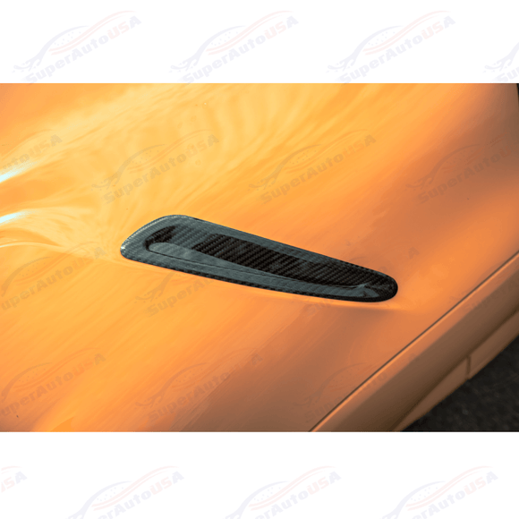For 2020-Up Toyota Supra Carbon Fiber Front Side Hood Duct Cover