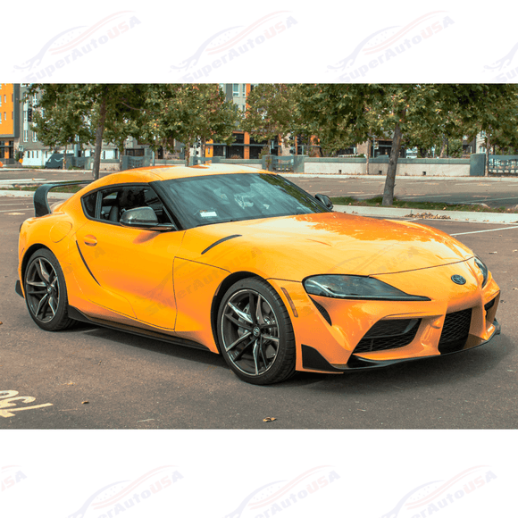 For 2020-Up Toyota Supra Carbon Fiber Front Side Hood Duct Cover