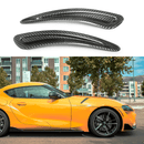 For 2020-Up Toyota Supra Carbon Fiber Front Side Hood Duct Cover-1
