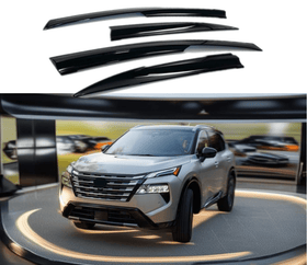 Fit 2021-2024 Nissan Rogue Vent Window Visors Rain Sun Wind Guards Shade Deflectors