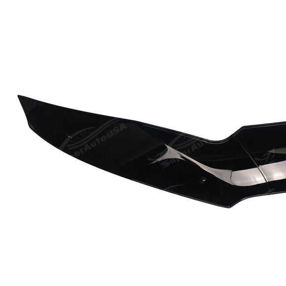 For 2019-2024 Mercedes Sprinter W907 Gloss Black Hood Bug Stone Deflector