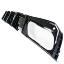 Difusor trasero negro brillante compatible con BMW G20 2019-2022 con luz de freno LED y divisores de esquina -23