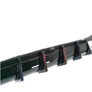 Difusor trasero negro brillante compatible con BMW G20 2019-2022 con luz de freno LED y divisores de esquina -22