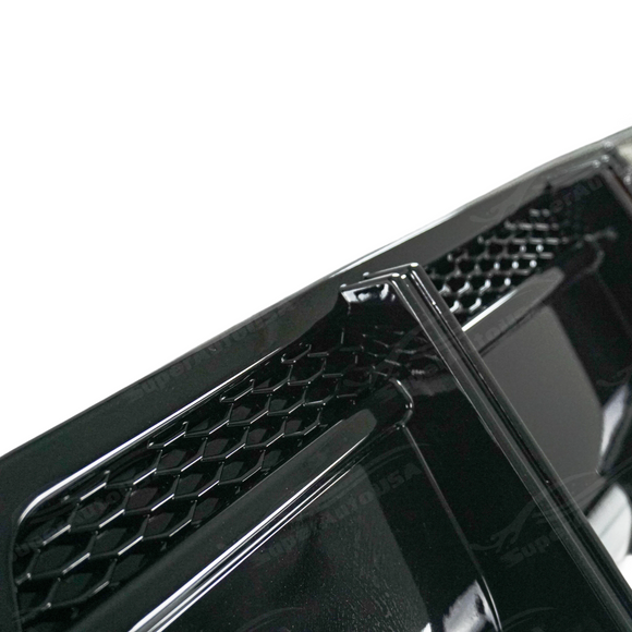 Difusor trasero negro brillante compatible con BMW G20 2019-2022 con luz de freno LED y divisores de esquina 