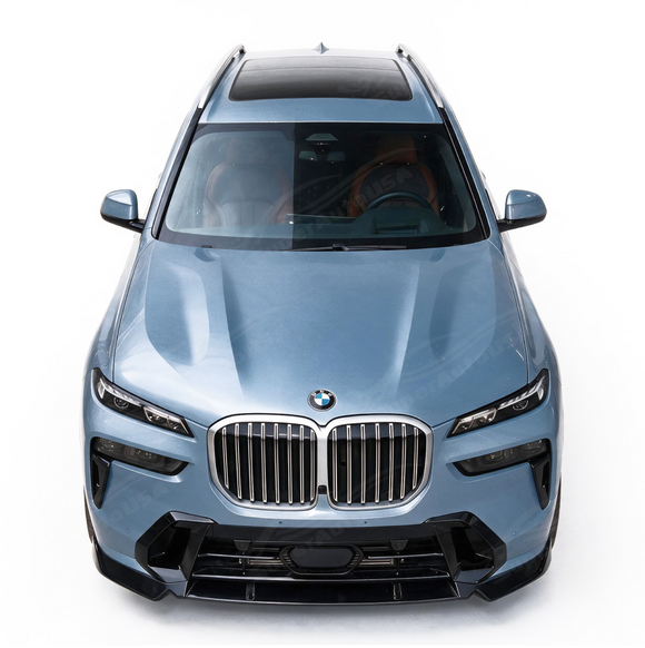 Se adapta a BMW Serie 5 G30 2017-2023 Faldones laterales de carrocería en negro brillante Divisores debajo de los alerones Panel basculante Labios de extensión inferiores 