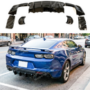 Carbon Fiber Print Rear Bumper Diffuser Lip For 2016-2024 Chevrolet Camaro-14