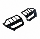 For 2020-2027 Corvette C8 Z51 Stingray 2 Pieces Gloss Black Rear Bumper Diffuser Spoiler-3