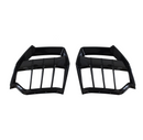 For 2020-2027 Corvette C8 Z51 Stingray 2 Pieces Gloss Black Rear Bumper Diffuser Spoiler-5