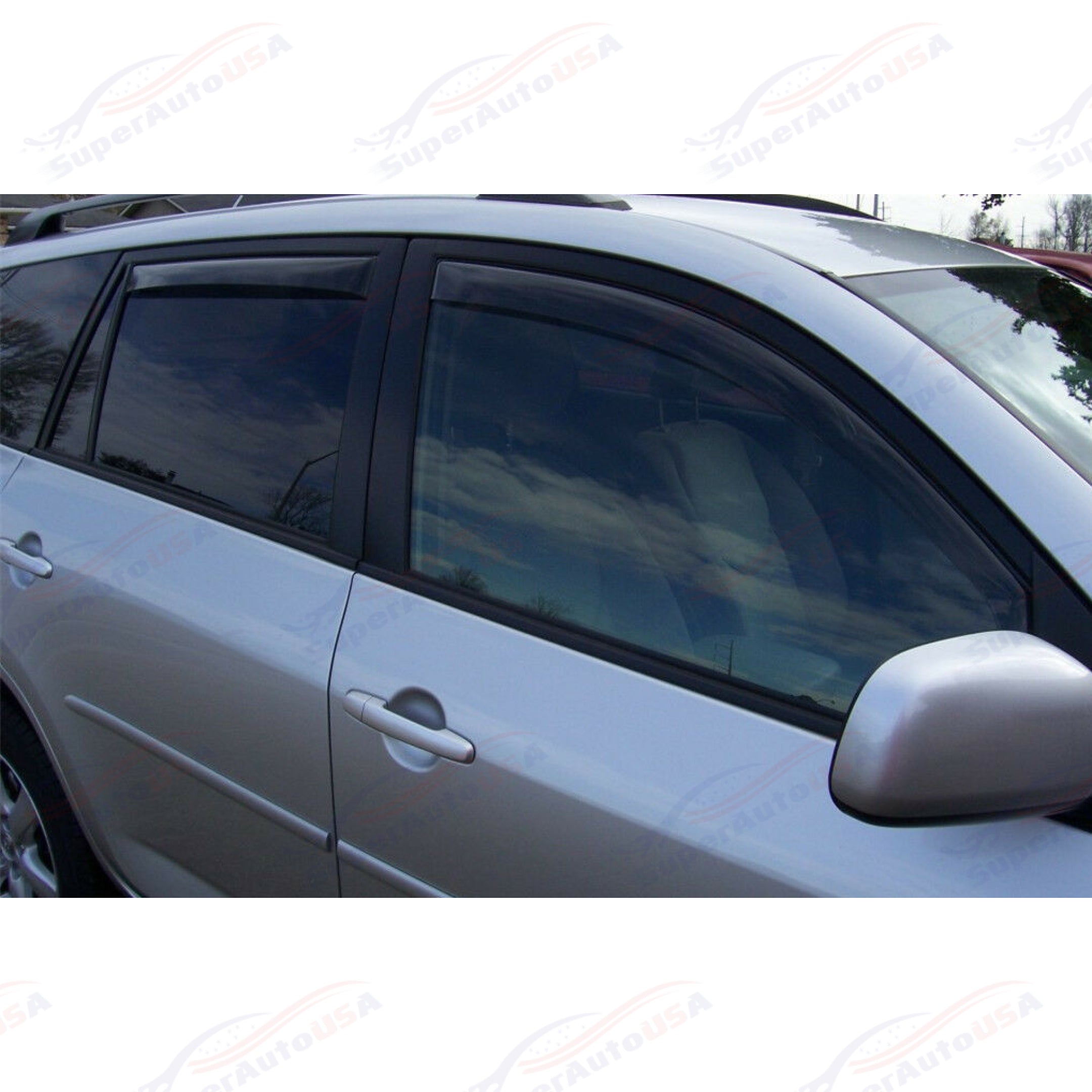 Fits 2023-2024 Honda HR-V In-Channel Window Vent Visor Rain Sun Guards