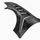 For 2018-2023 Ford Mustang GTD Style Vented Body Fender Stainless Steel-4