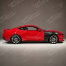 For 2018-2023 Ford Mustang GTD Style Vented Body Fender Stainless Steel-3