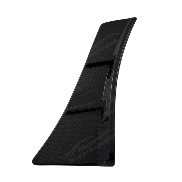 2024-2026 Mustang S650 - Front Bumper Aero Canards - Carbon Fiber