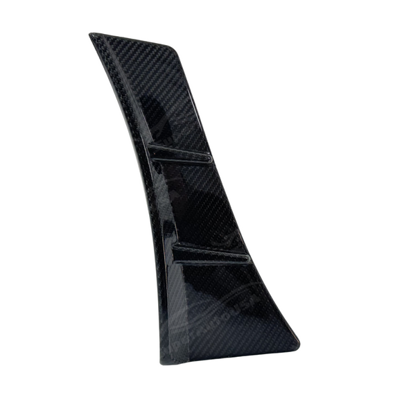 2024-2026 Mustang S650 - Front Bumper Aero Canards - Carbon Fiber