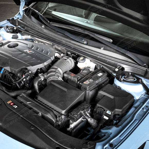 For 21+ Hyundai Elantra N TCR Tuning Dry Carbon Fiber Front Strut Tower Top Brace Bar