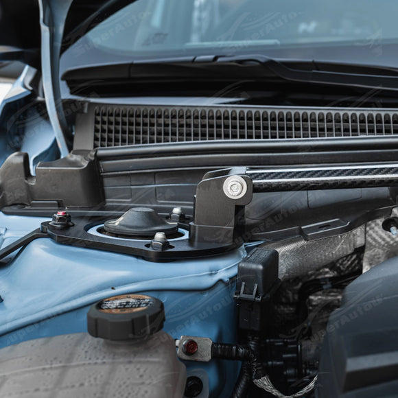 For 21+ Hyundai Elantra N TCR Tuning Dry Carbon Fiber Front Strut Tower Top Brace Bar