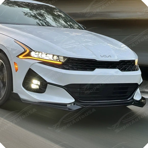 Fits KIA K5 2021-2024 GT/GT-Line Aero KDM Style Front Bumper Lower Splitter Lip (1 PC)