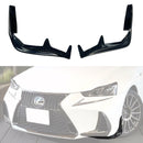 For 2017-2020 Lexus IS 200t/300/350 F-Sport JDM TRD Style Front Bumper Lower Corner Lips-1