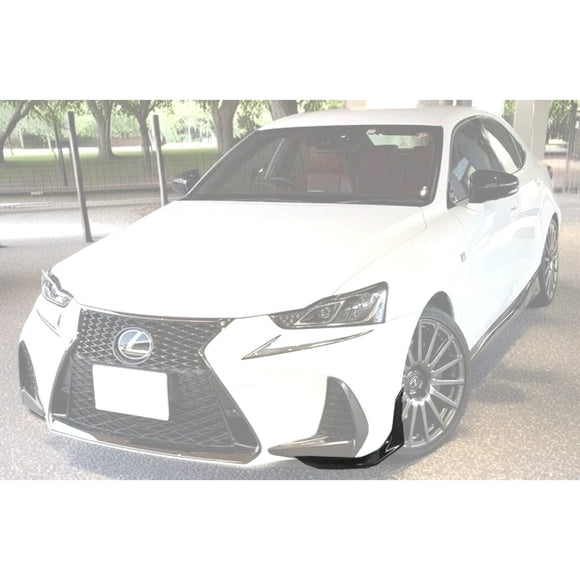 For 2017-2020 Lexus IS 200t/300/350 F-Sport JDM TRD Style Front Bumper Lower Corner Lips