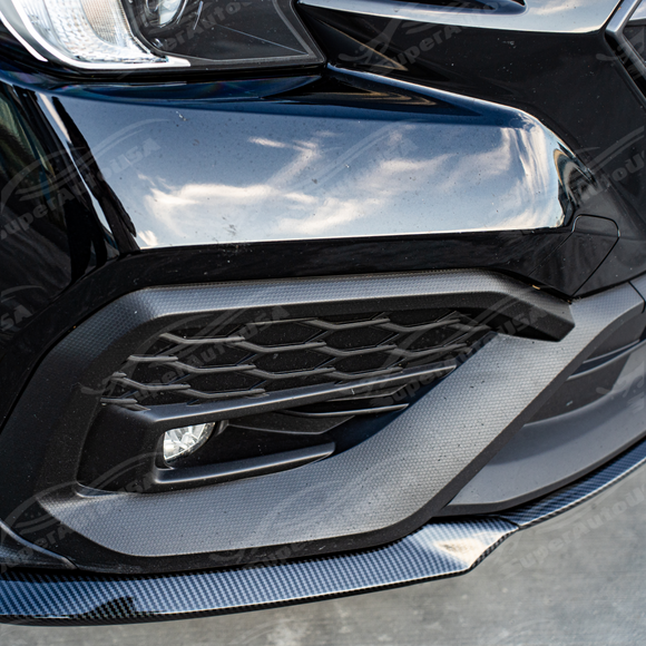 Fits 2022-2025 Subaru VB WRX Carbon Fiber Print Front Splitter Spoiler Lip