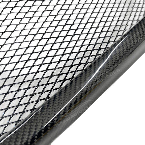 Real Carbon Fiber Honeycomb Style Grille for 2015 Subaru WRX STI