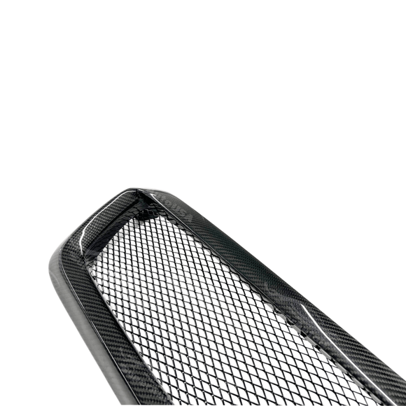 Real Carbon Fiber Front Grilles Mesh Replacement for 2016 Subaru WRX STI