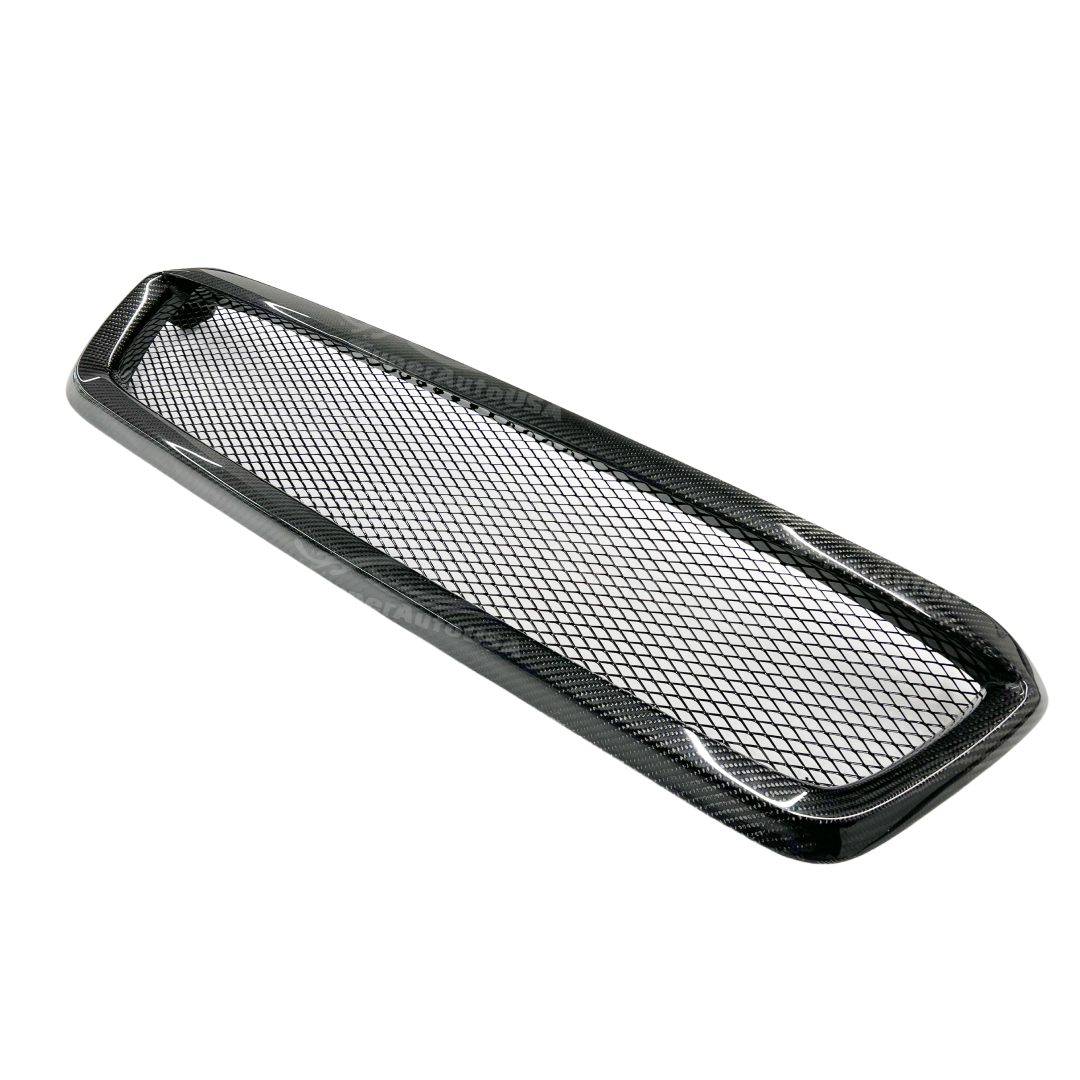 Fits 2015-2017 Subaru WRX STI Real Carbon Fiber Front Grill Sport Style Grille