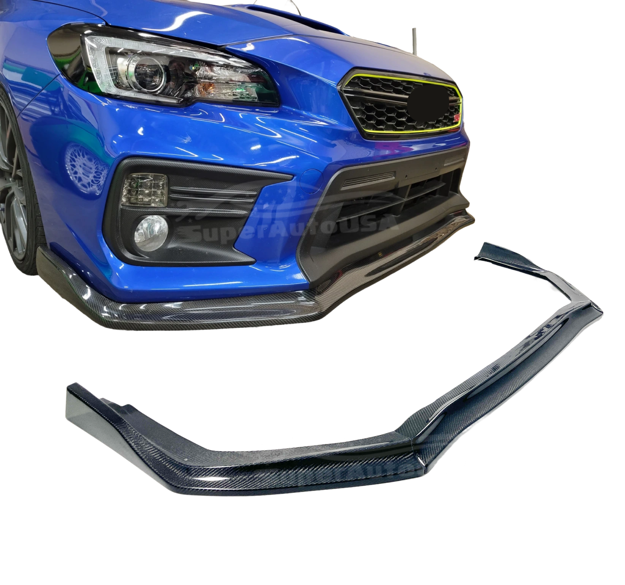 2017 Subaru WRX STI Real carbon fiber rear diffuser lip