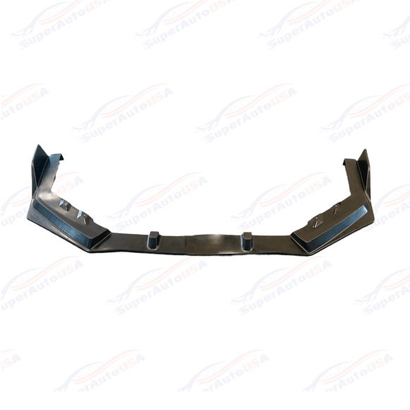 PU Front Splitter Spoiler Lip Black Fits Subaru WRX STI (2015-2021)