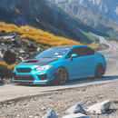 PU Front Splitter Spoiler Lip Black Fits Subaru WRX STI (2015-2021)-2