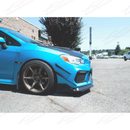 PU Front Splitter Spoiler Lip Black Fits Subaru WRX STI (2015-2021)-14