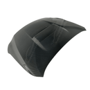 Close-up view of the Double Side Real Carbon Fiber Front Engine Hood on the Subaru WRX 2022-2024, highlighting the precision craftsmanship and durable material