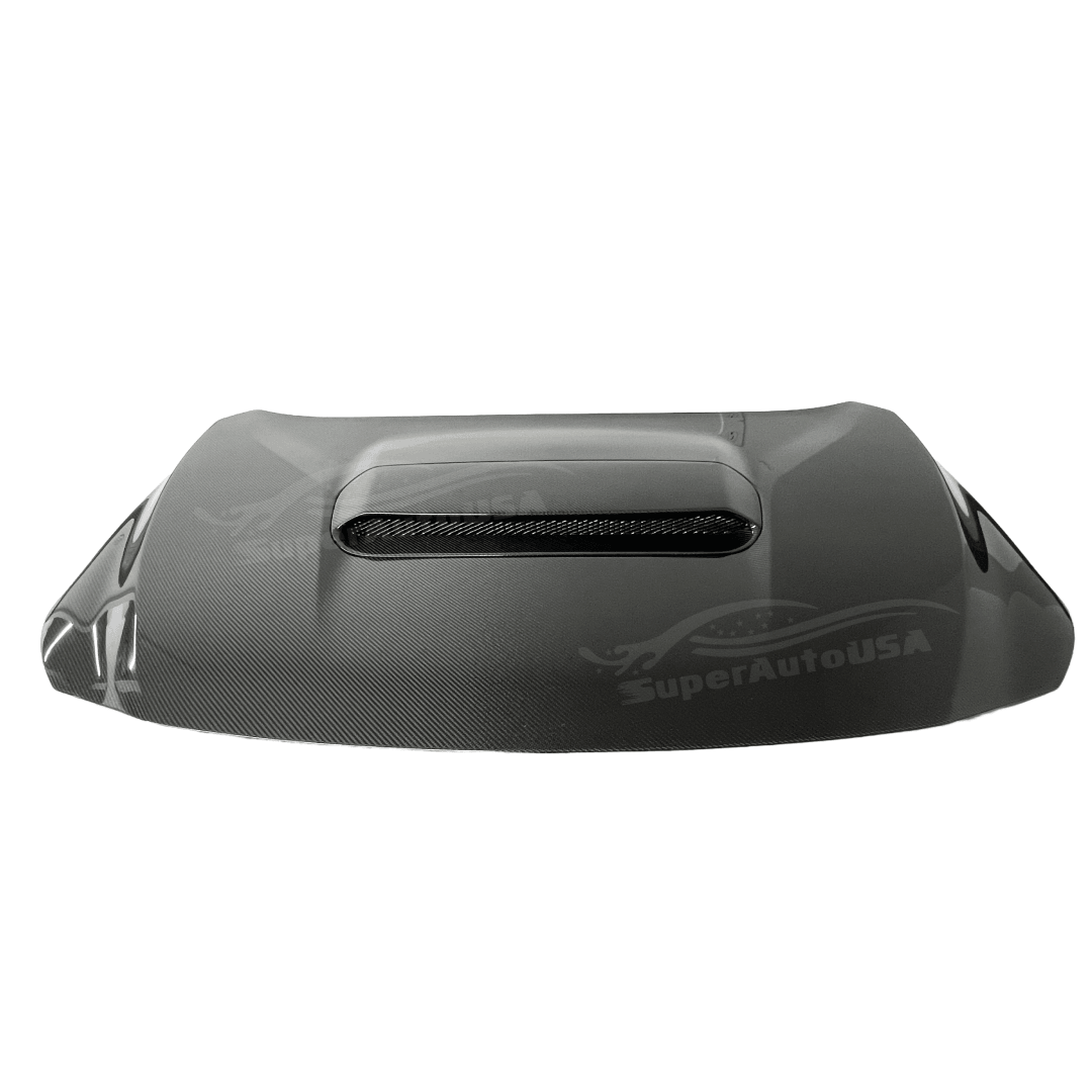 Elegant and powerful look of the Fits 2022-2024 Subaru WRX with its Real Carbon Fiber Front Engine Hood, underlining the hood's impact on performance and style