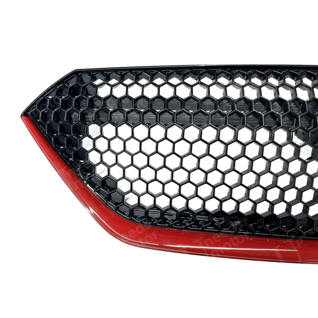 Gloss Black STI Style Front Bumper Grille Assembly For 2022-2023 Subaru WRX