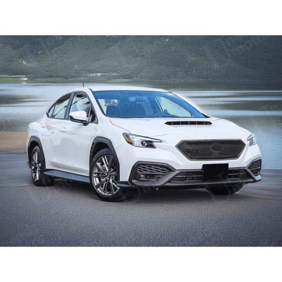 Se adapta a Subaru WRX STI 2022-2025 Parrilla de parachoques delantero negra brillante con diseño de panal 