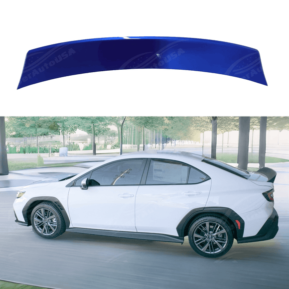 2022 WRX STI K7X WR Blue Pearl HighKick Duckbill rear spoiler wing