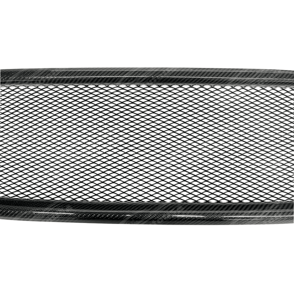 Front view of the 2022-24 Subaru WRX STI, highlighting the sleek, sporty style car front grille made from pure carbon fiber.